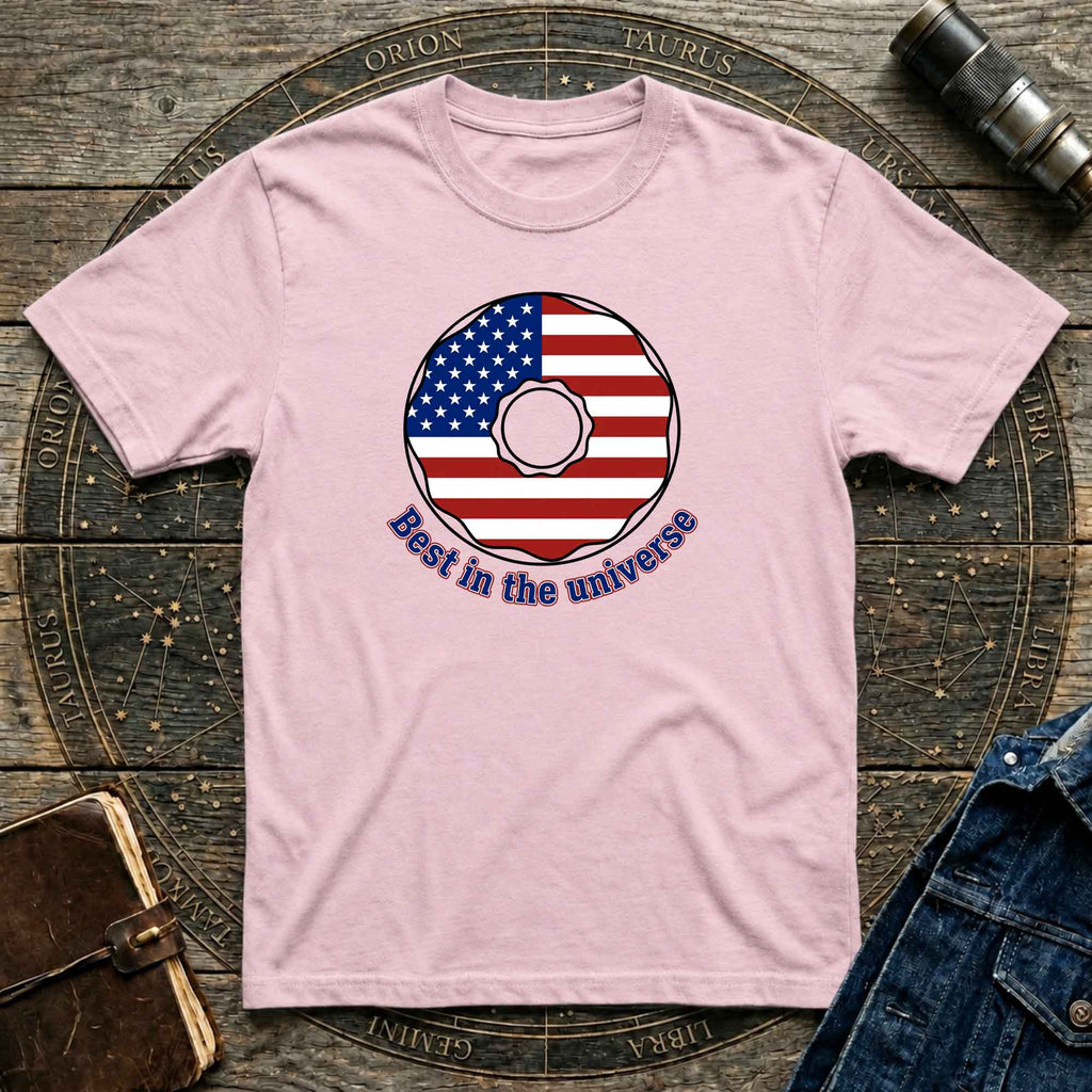 American Donut flag graphic tee
