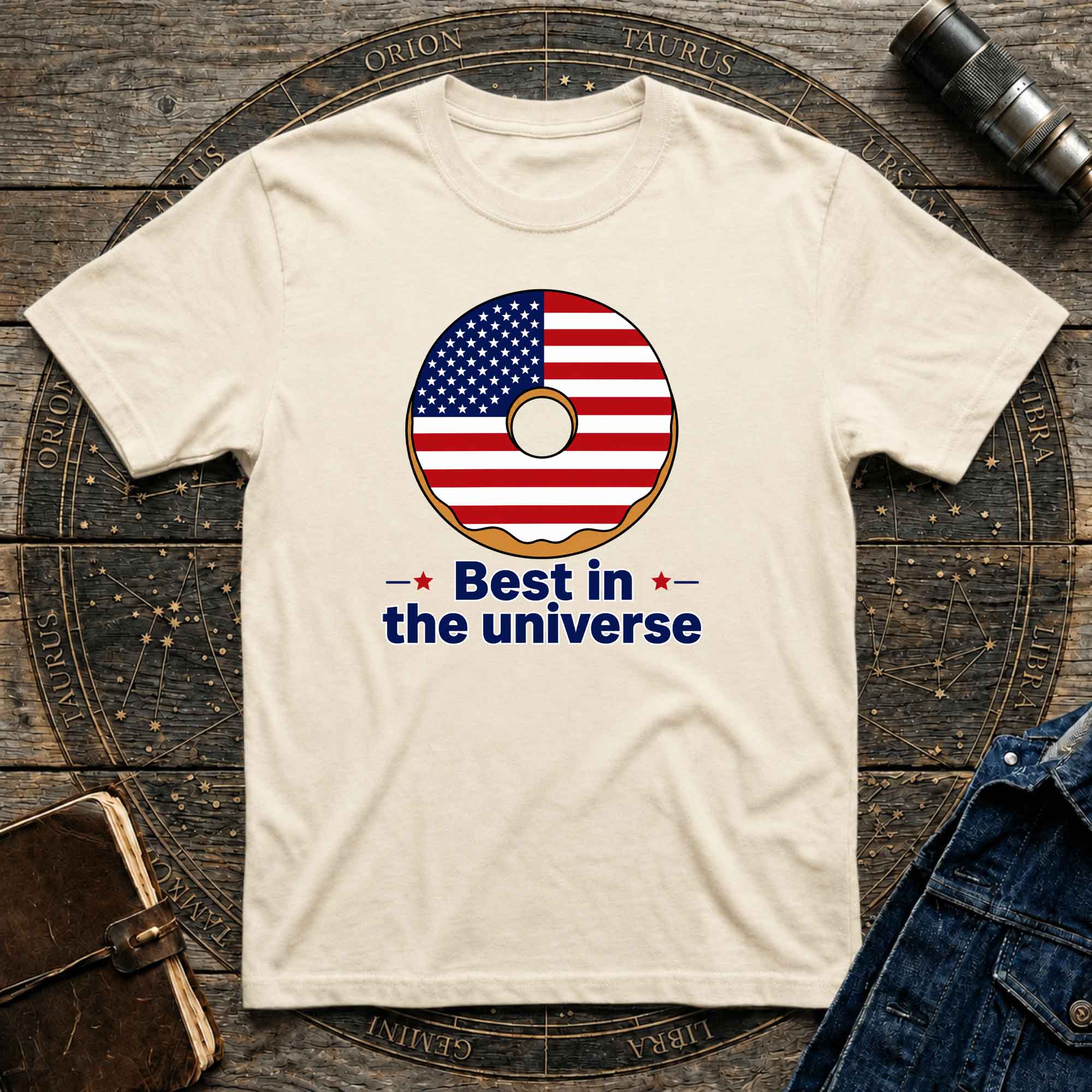 American Flag Donut Tee