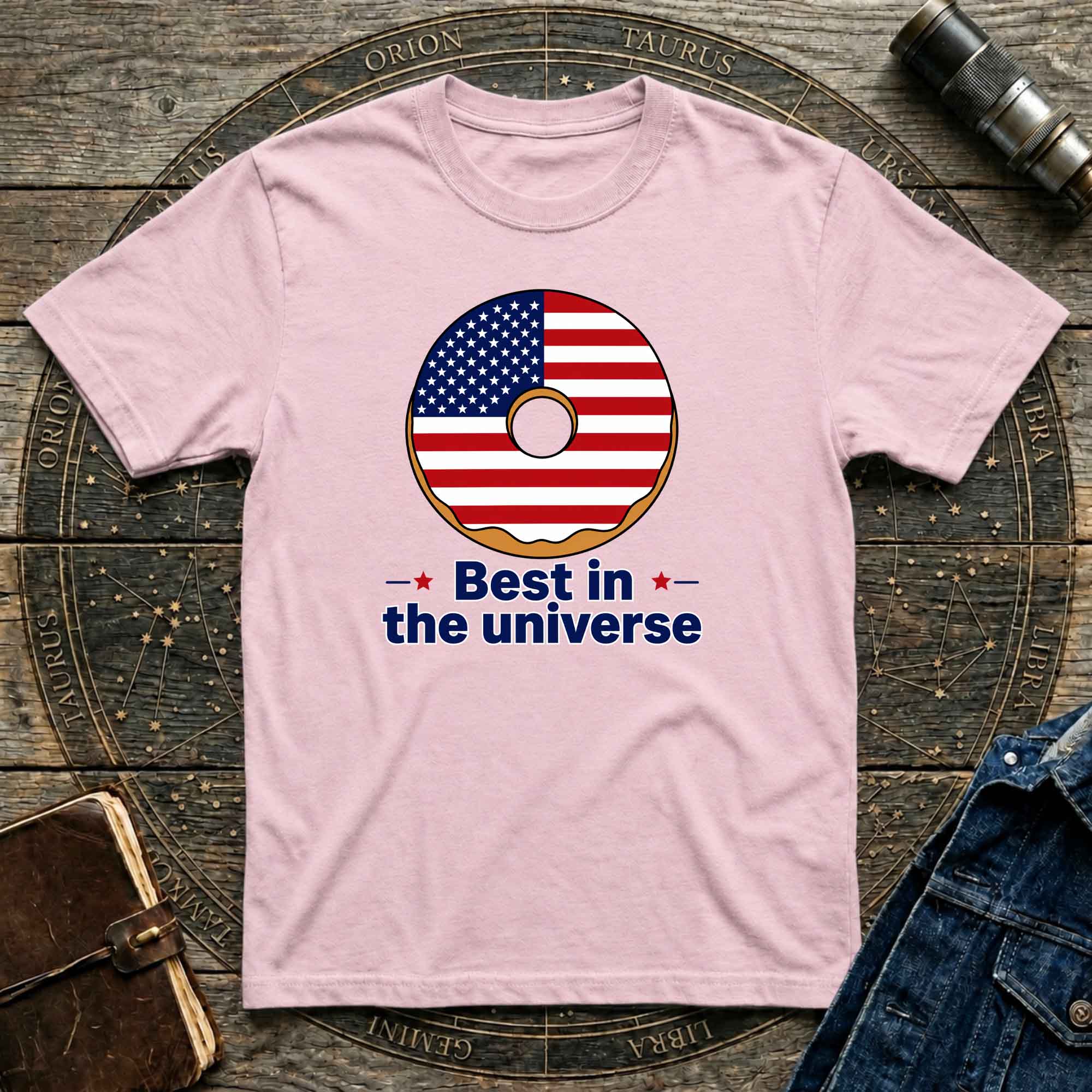 American Flag Donut Tee