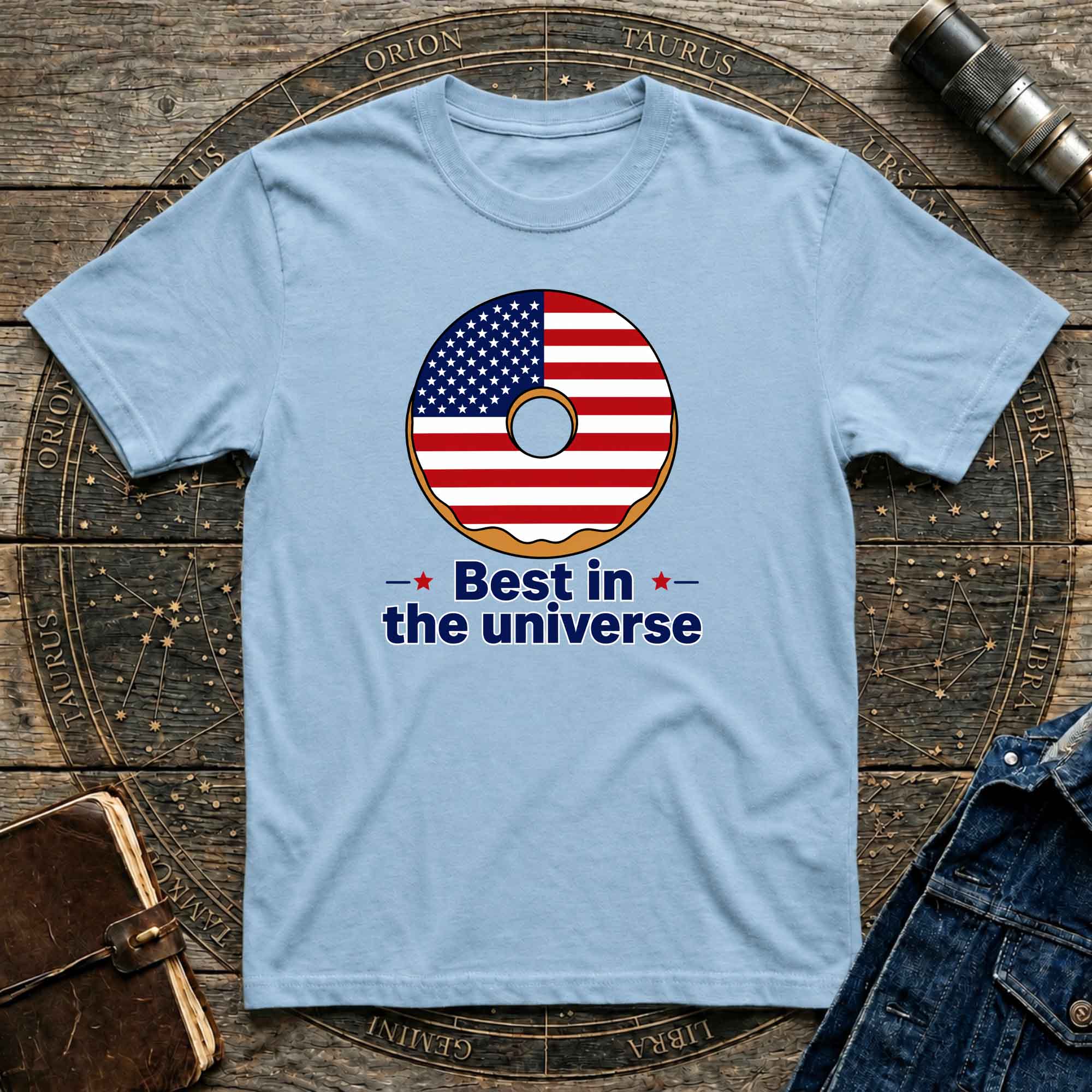 American Flag Donut Tee