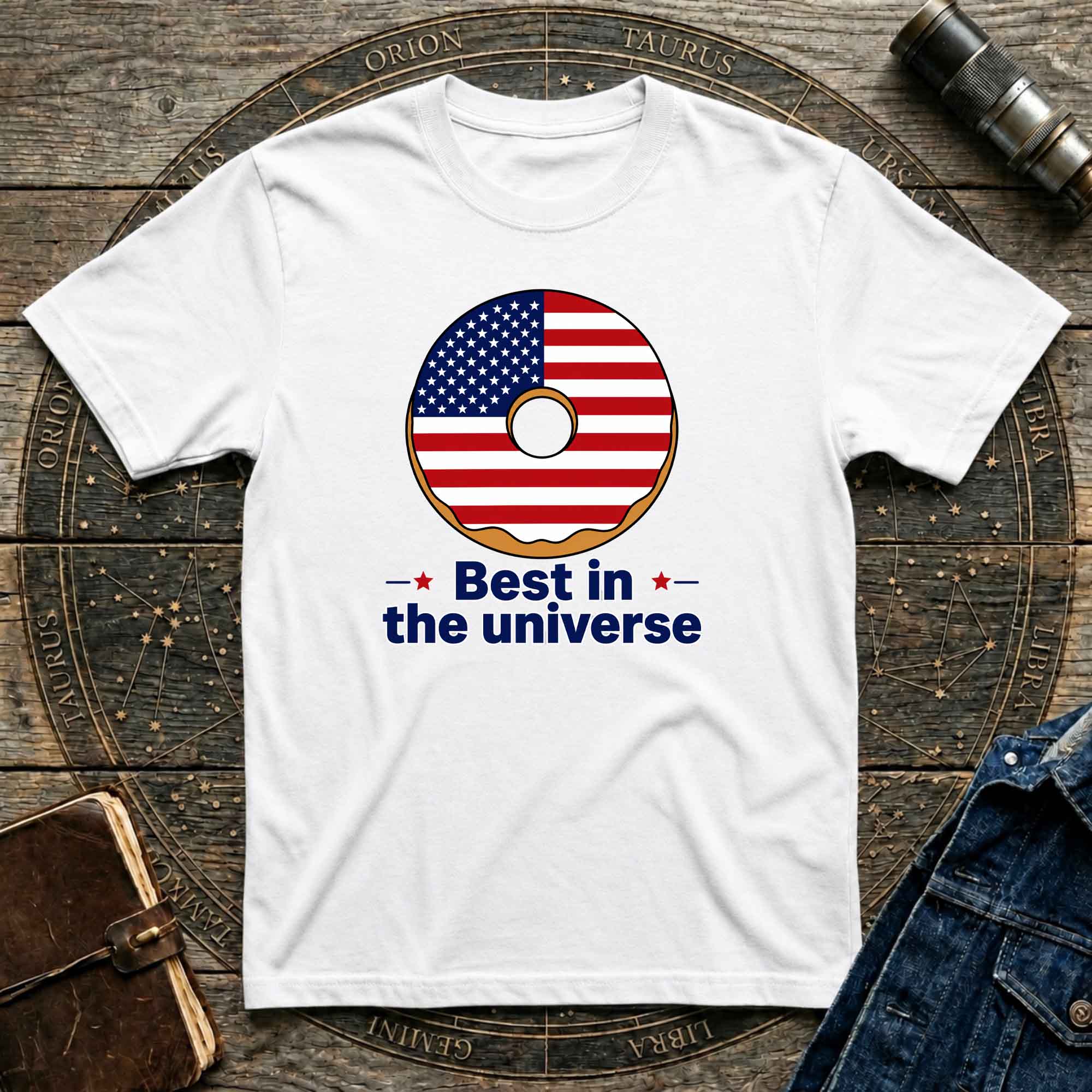 American Flag Donut Tee