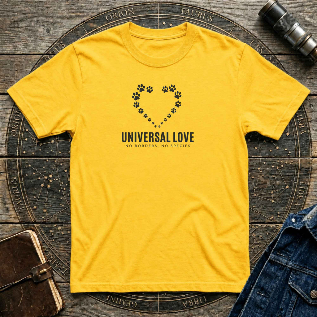 Cat & Dog Paw Heart T-Shirt