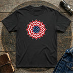Patriotic USA T-Shirt Clean Mandala