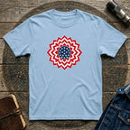 Patriotic USA T-Shirt Clean Mandala