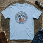 United by Compassion Eagle Tee — Patriotic American Flag Heart T-Shirt