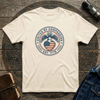 United by Compassion Eagle Tee — Patriotic American Flag Heart T-Shirt