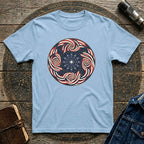 Patriotic USA Flag inspired Sacred Geometry Tee