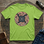 Patriotic USA Flag inspired Sacred Geometry Tee
