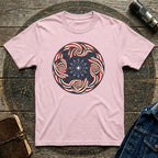 Patriotic USA Flag inspired Sacred Geometry Tee