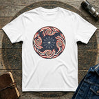 Patriotic USA Flag inspired Sacred Geometry Tee