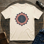 Cosmic USA Flag Inspired Mandala Tee