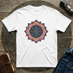 Cosmic USA Flag Inspired Mandala Tee