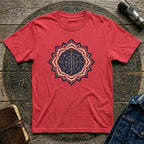 Cosmic USA Flag Inspired Mandala Tee