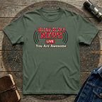 You Are Awesome Clean Design Graphic Tee