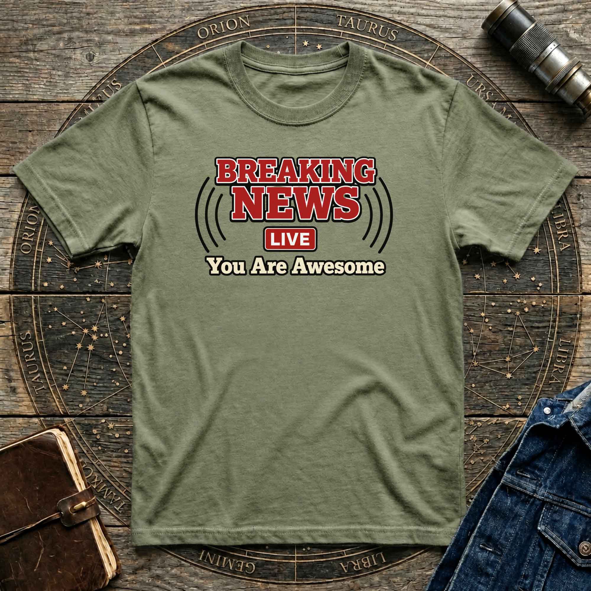 You Are Awesome Clean Design Graphic Tee