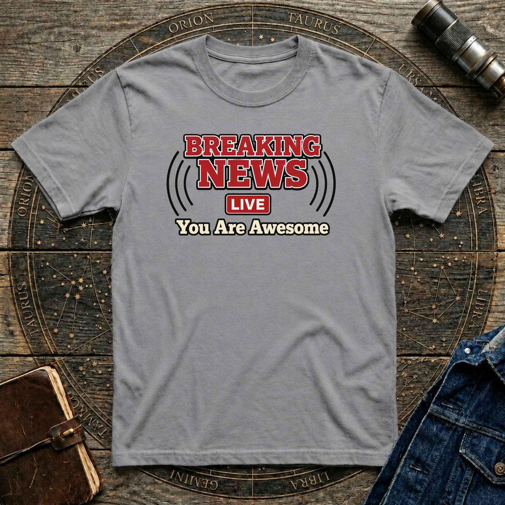 You Are Awesome Clean Design Graphic Tee