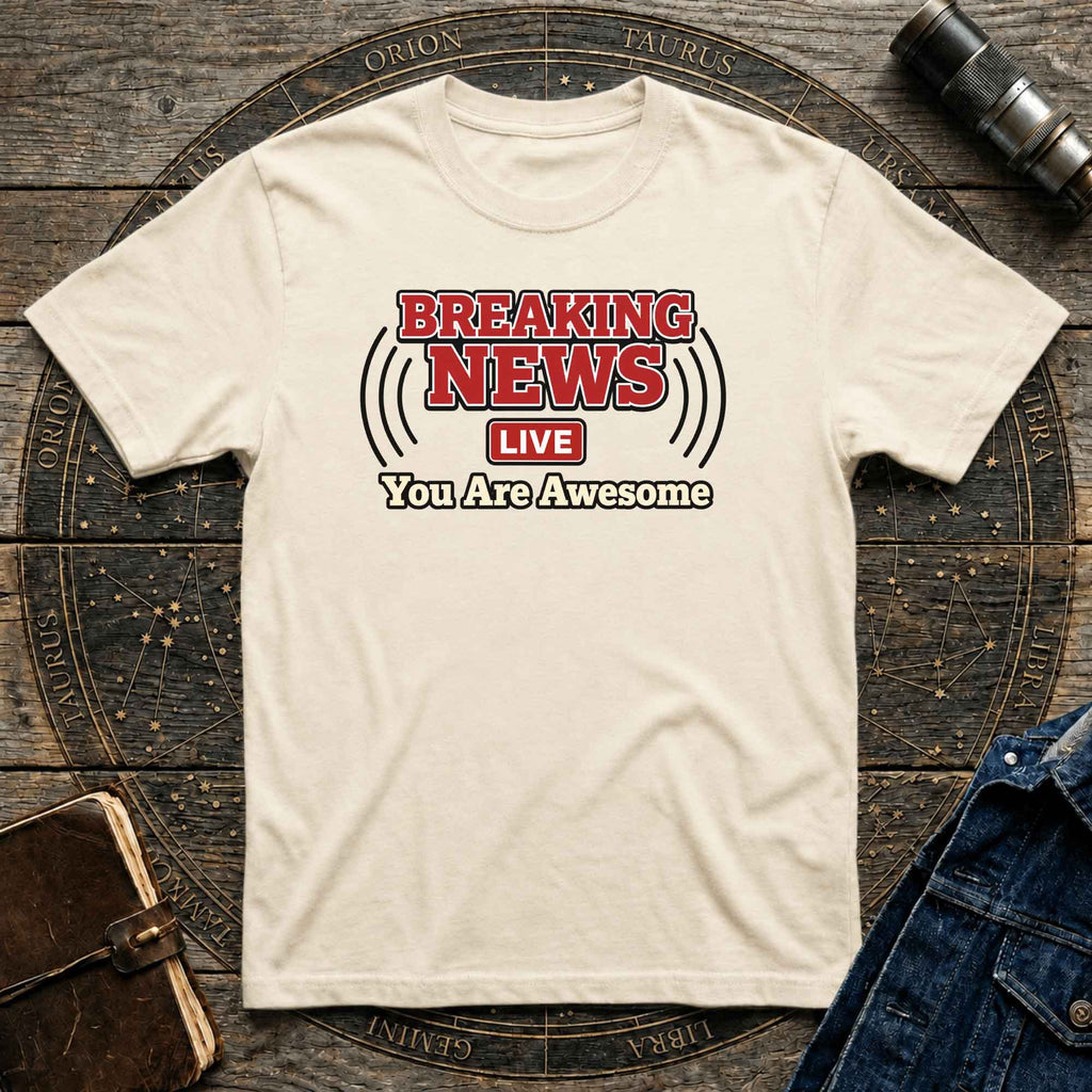 You Are Awesome Clean Design Graphic Tee