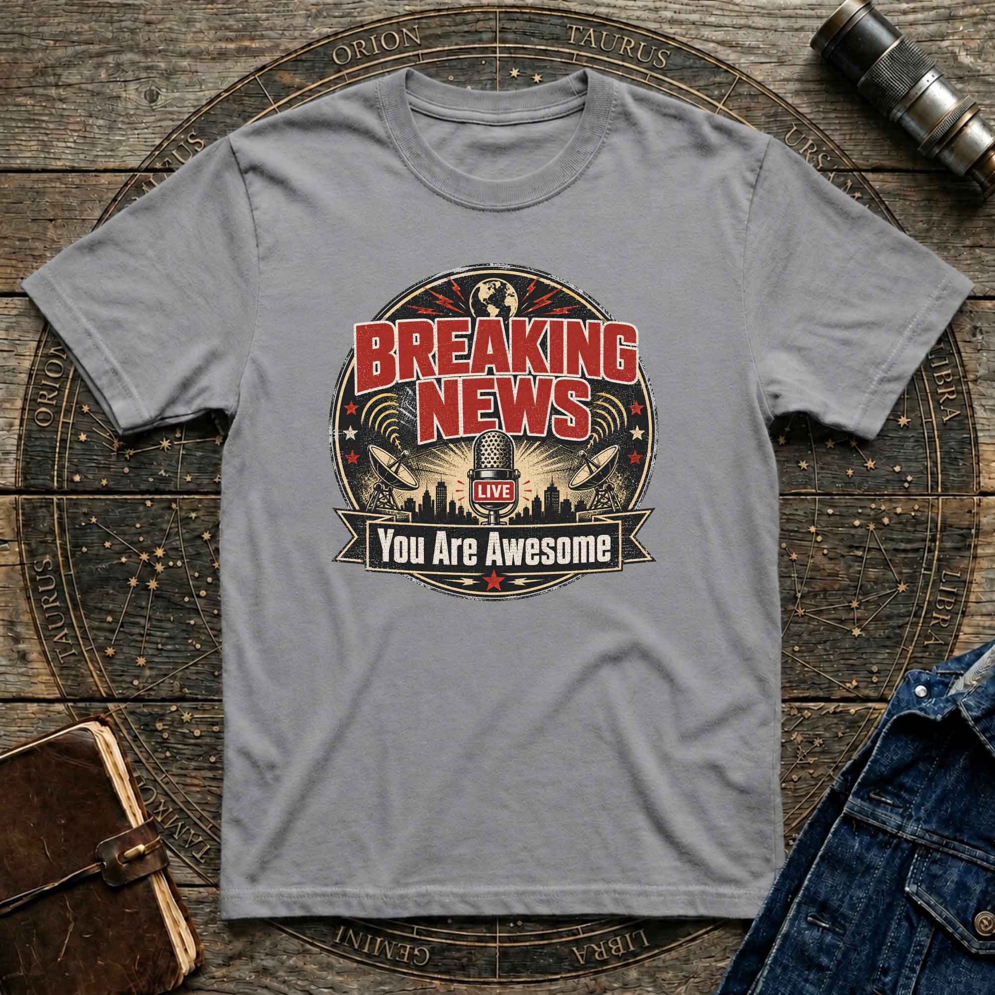 Vintage style 'You Are Awesome' Graphic Tee