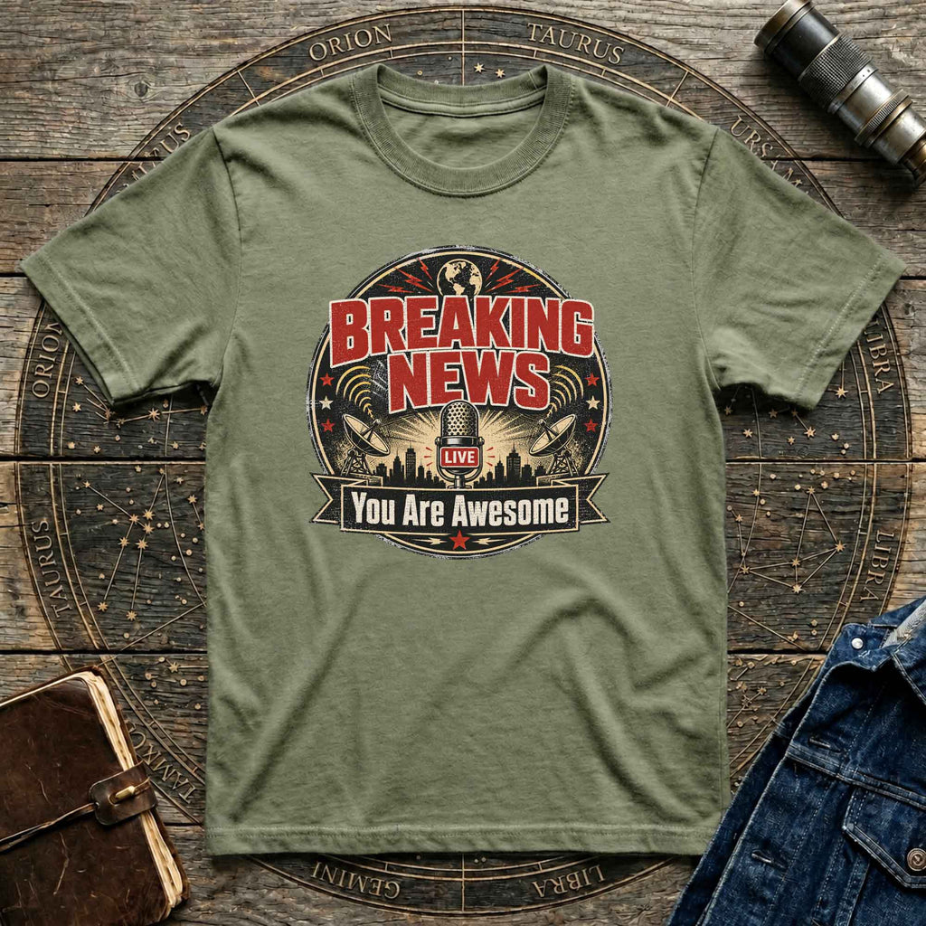 Vintage style 'You Are Awesome' Graphic Tee