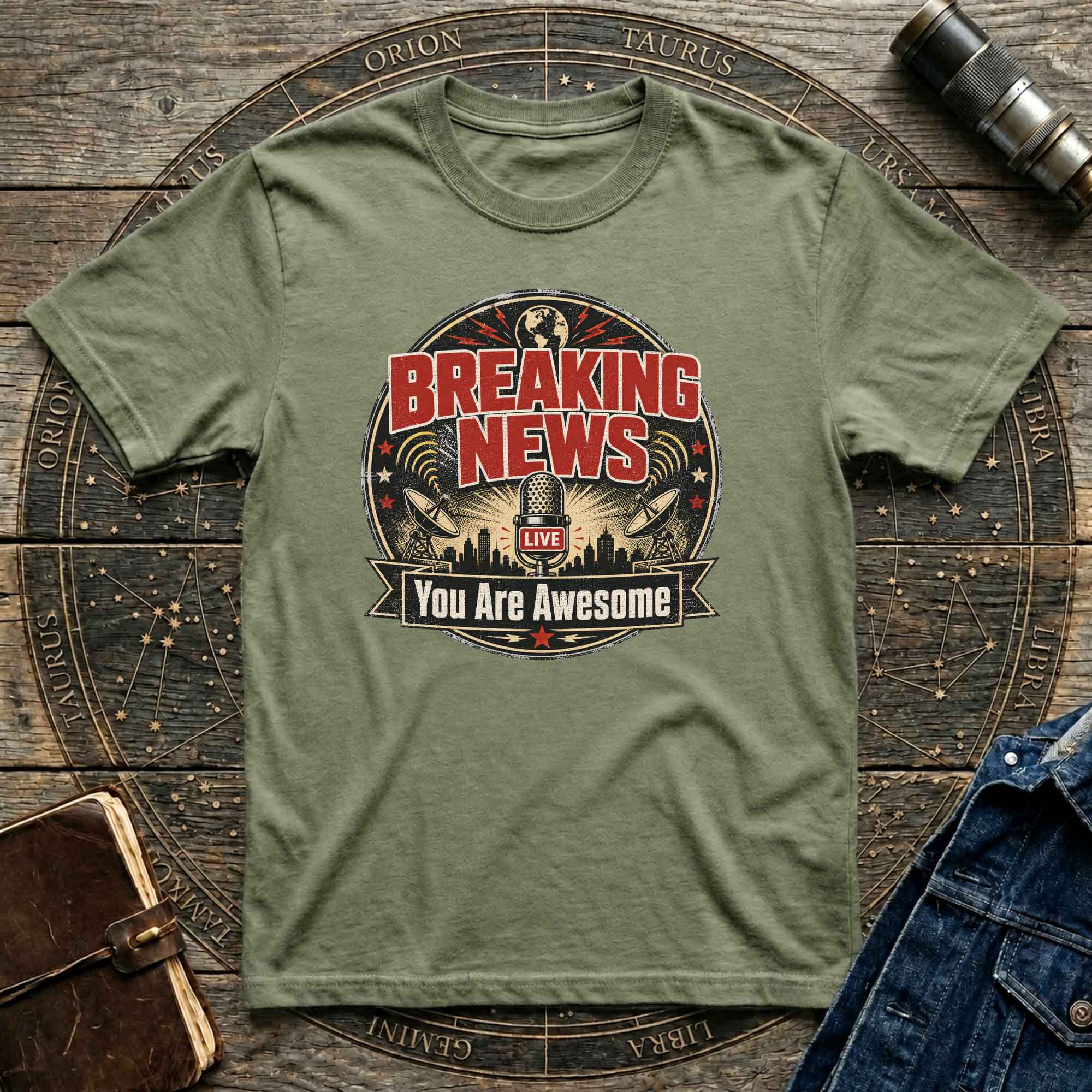 Vintage style 'You Are Awesome' Graphic Tee
