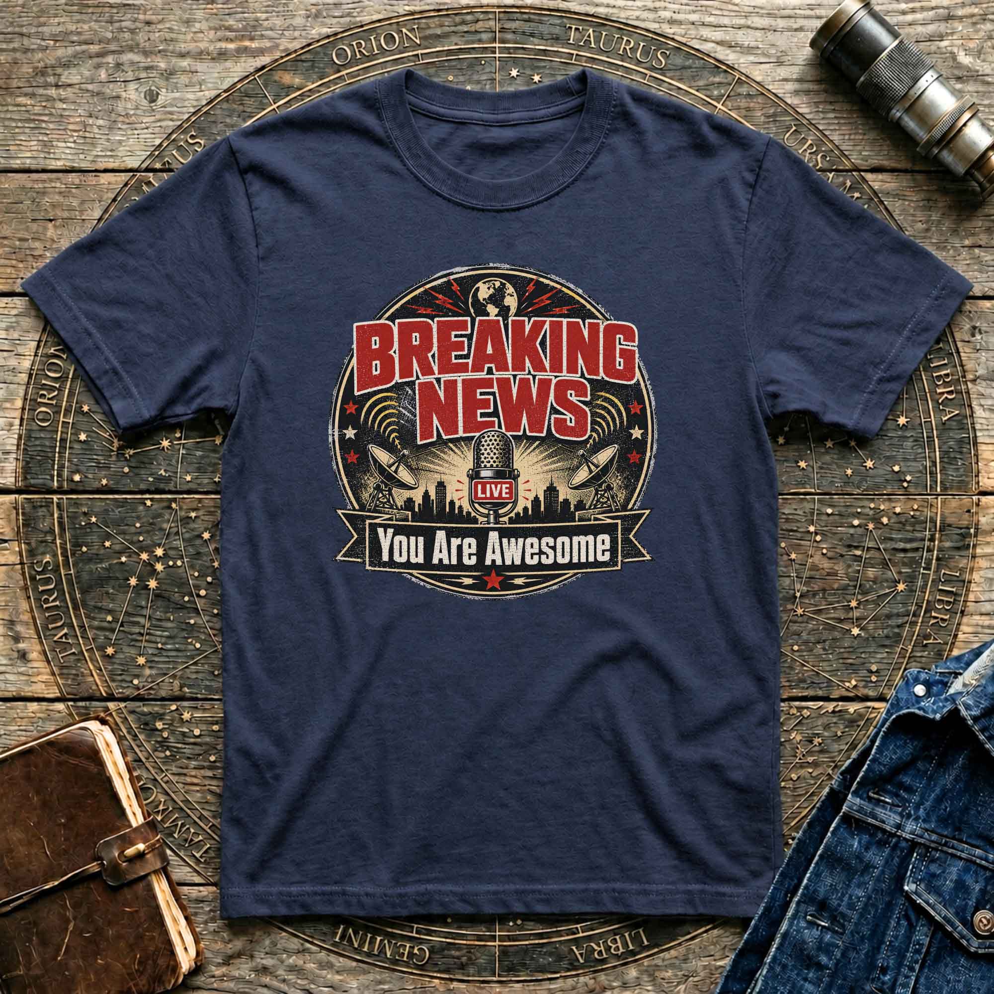 Vintage style 'You Are Awesome' Graphic Tee