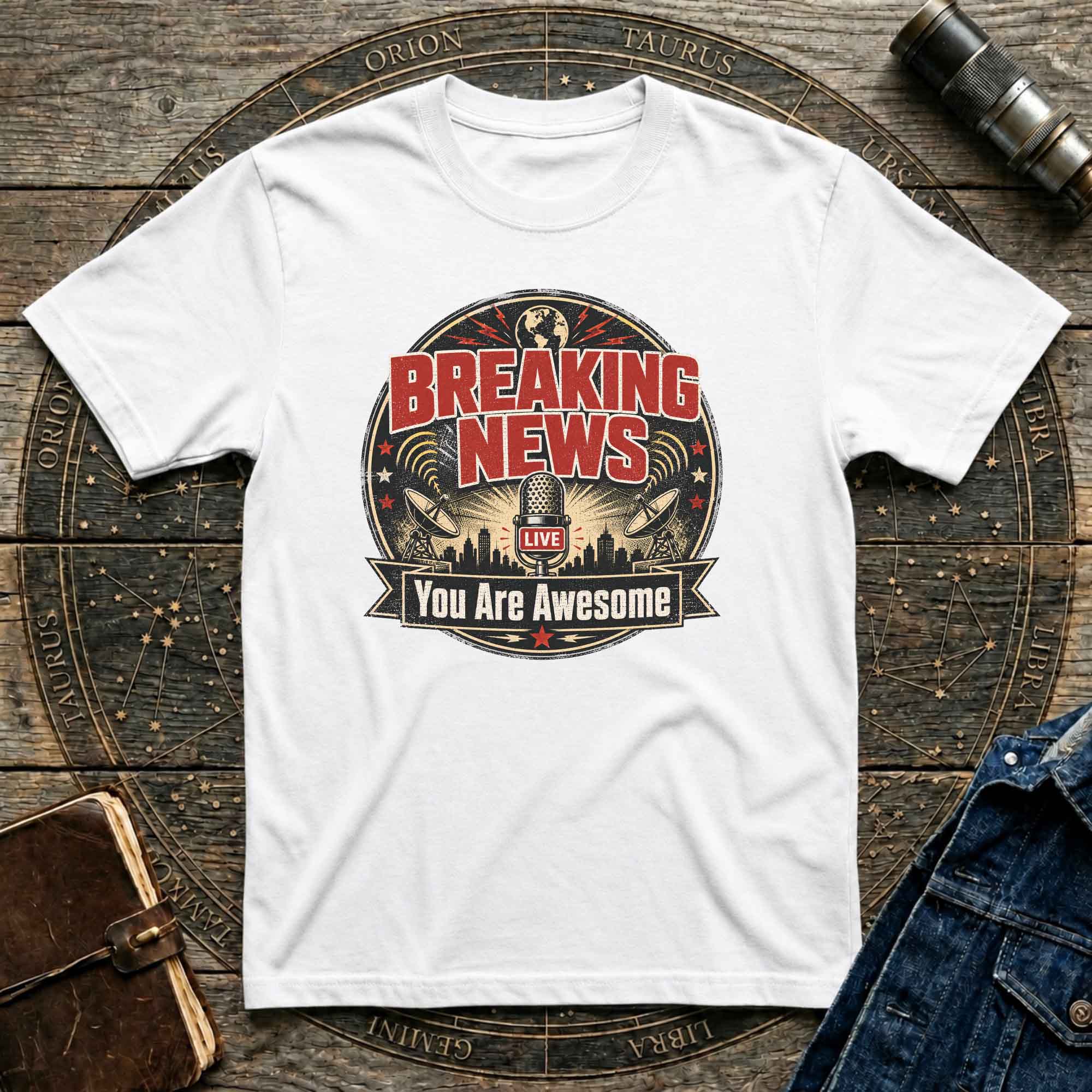 Vintage style 'You Are Awesome' Graphic Tee