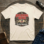 Vintage style 'You Are Awesome' Graphic Tee