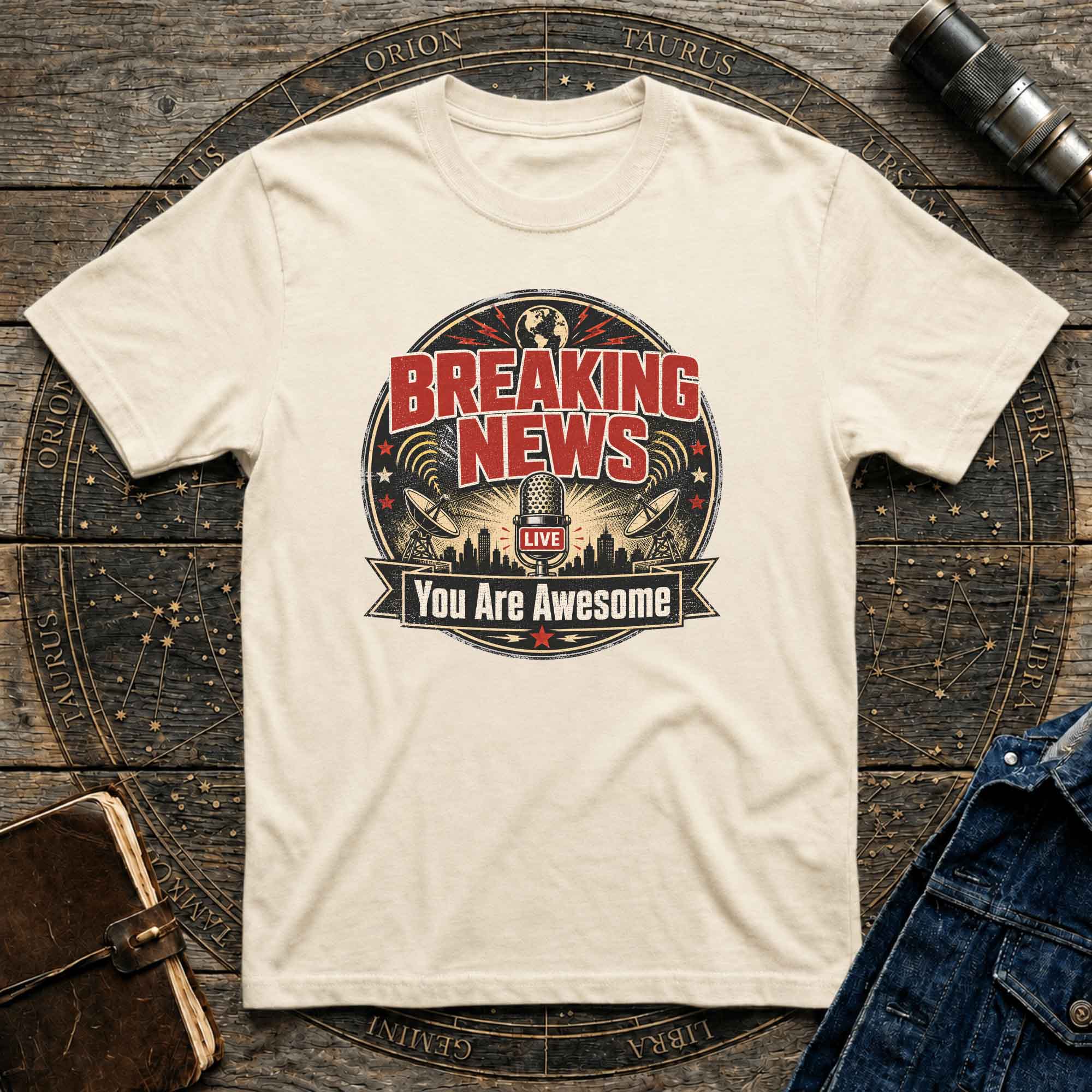 Vintage style 'You Are Awesome' Graphic Tee