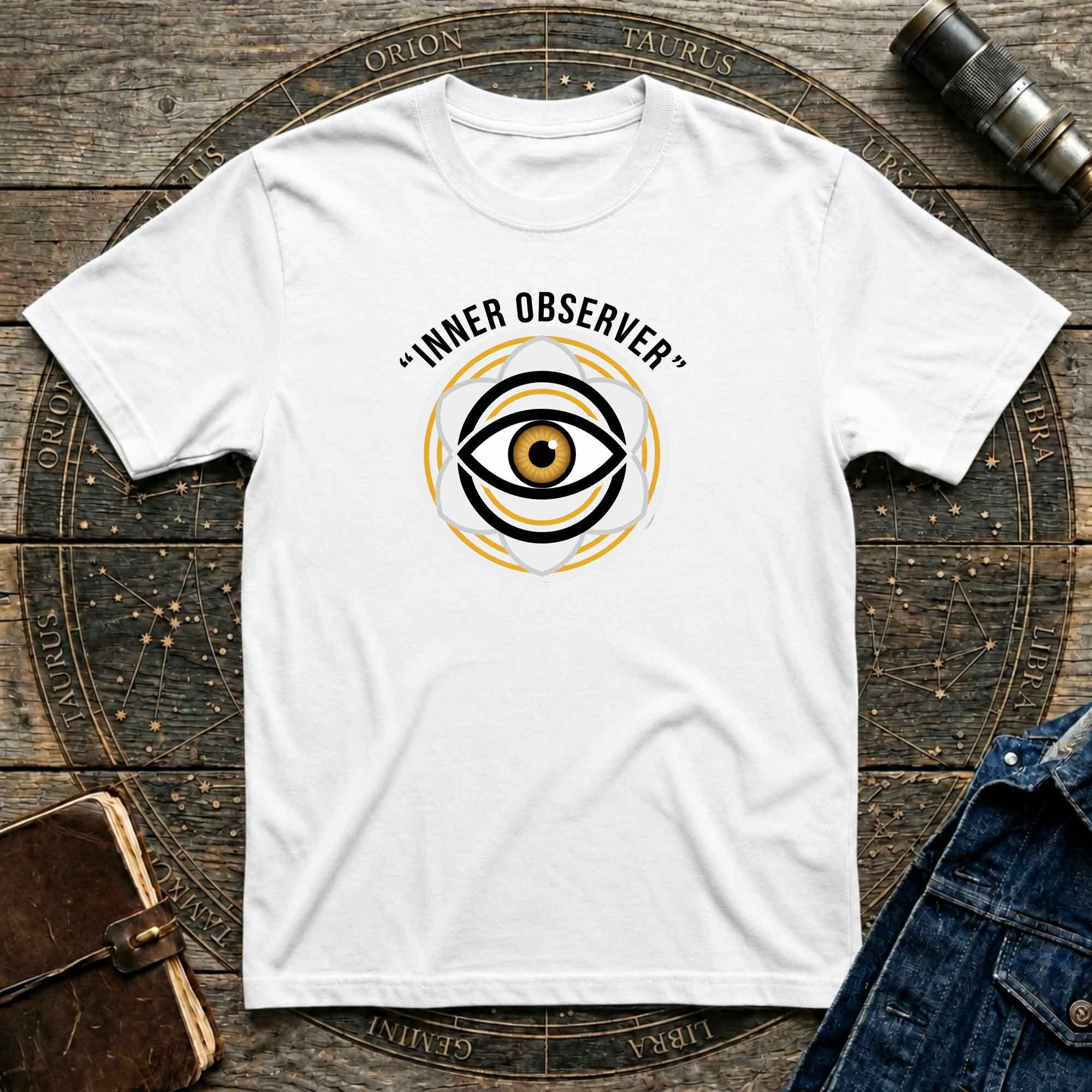 Inner Observer T-Shirt — Spiritual Eye Graphic Tee for Mindfulness & Meditation