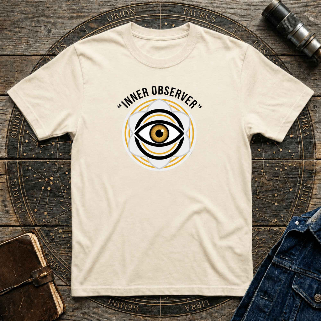 Inner Observer T-Shirt — Spiritual Eye Graphic Tee for Mindfulness & Meditation
