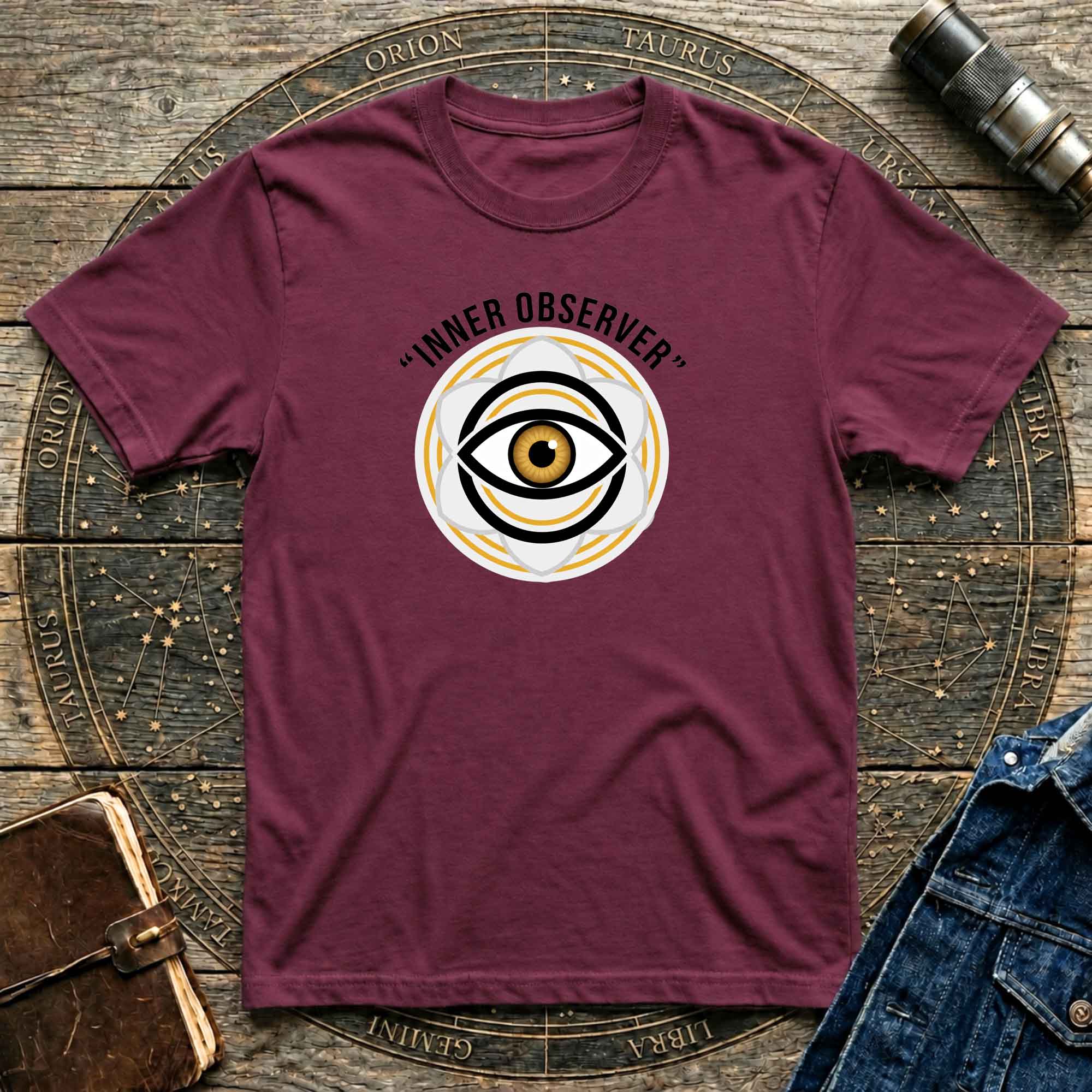 Inner Observer T-Shirt — Spiritual Eye Graphic Tee for Mindfulness & Meditation