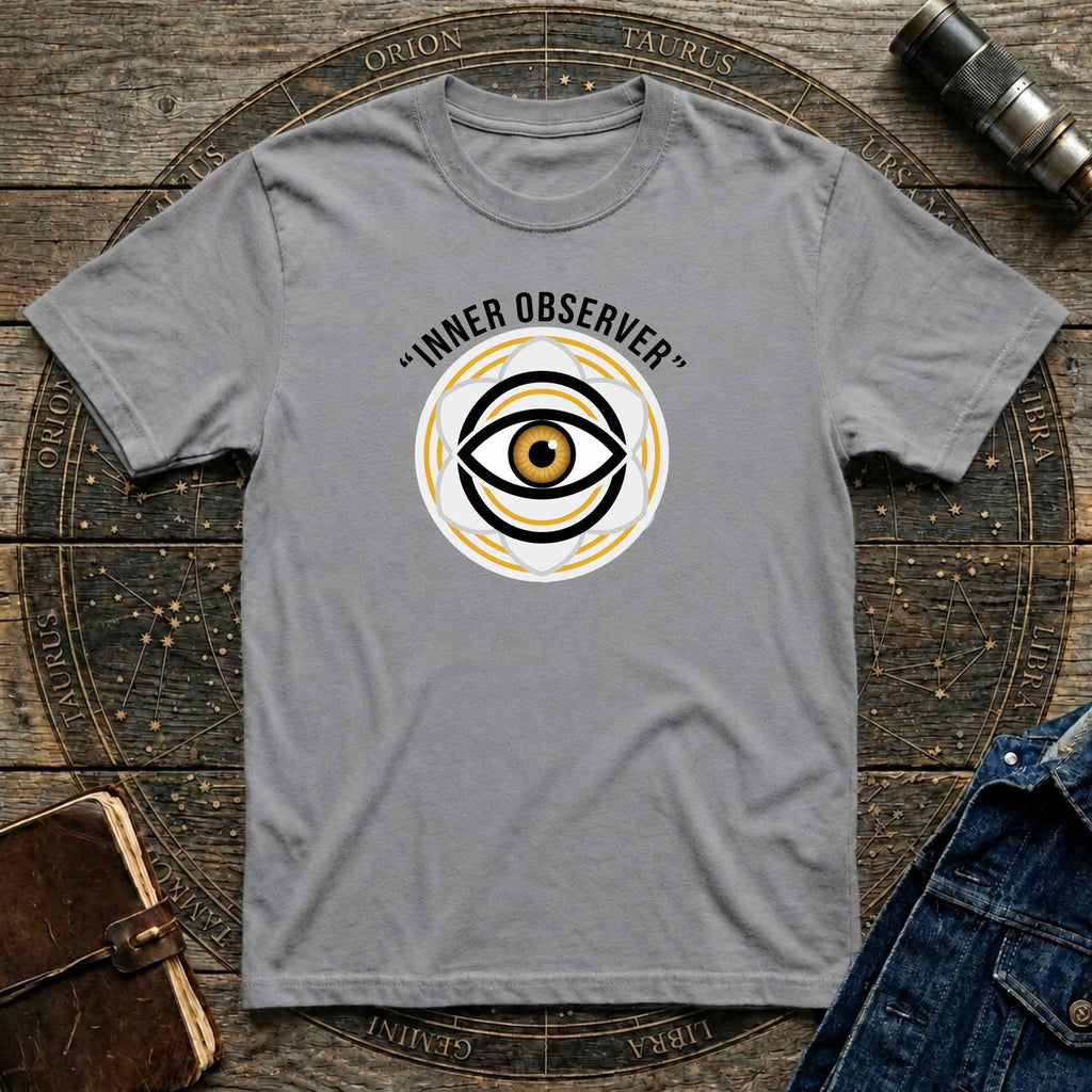 Inner Observer T-Shirt — Spiritual Eye Graphic Tee for Mindfulness & Meditation