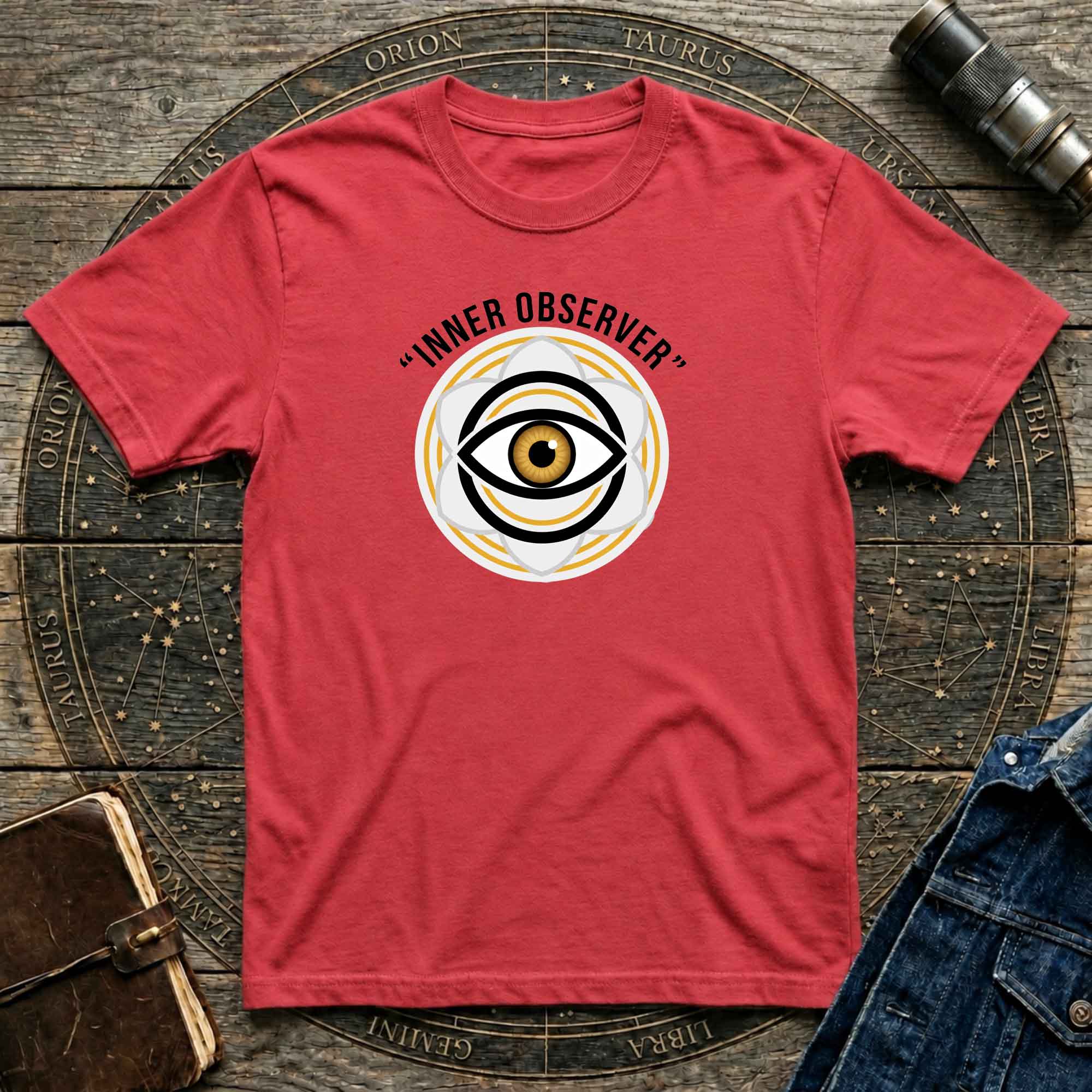 Inner Observer T-Shirt — Spiritual Eye Graphic Tee for Mindfulness & Meditation