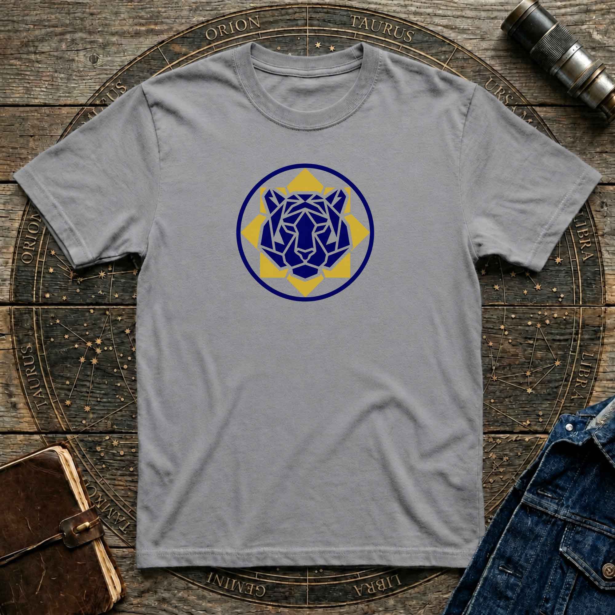 Blue Tiger Geometric Tee