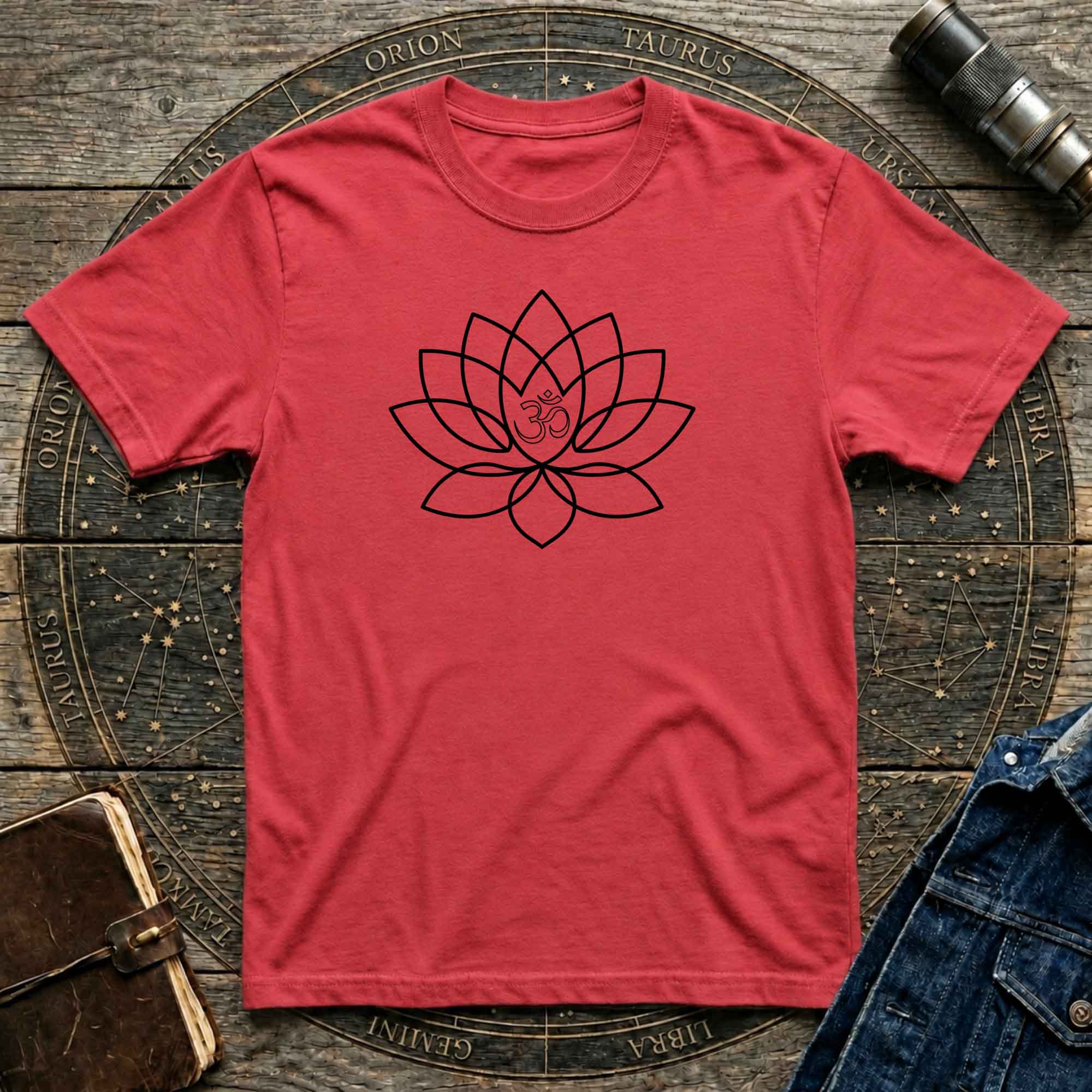 Lotus Flower Om T-Shirt — Yoga & Meditation Spiritual Tee