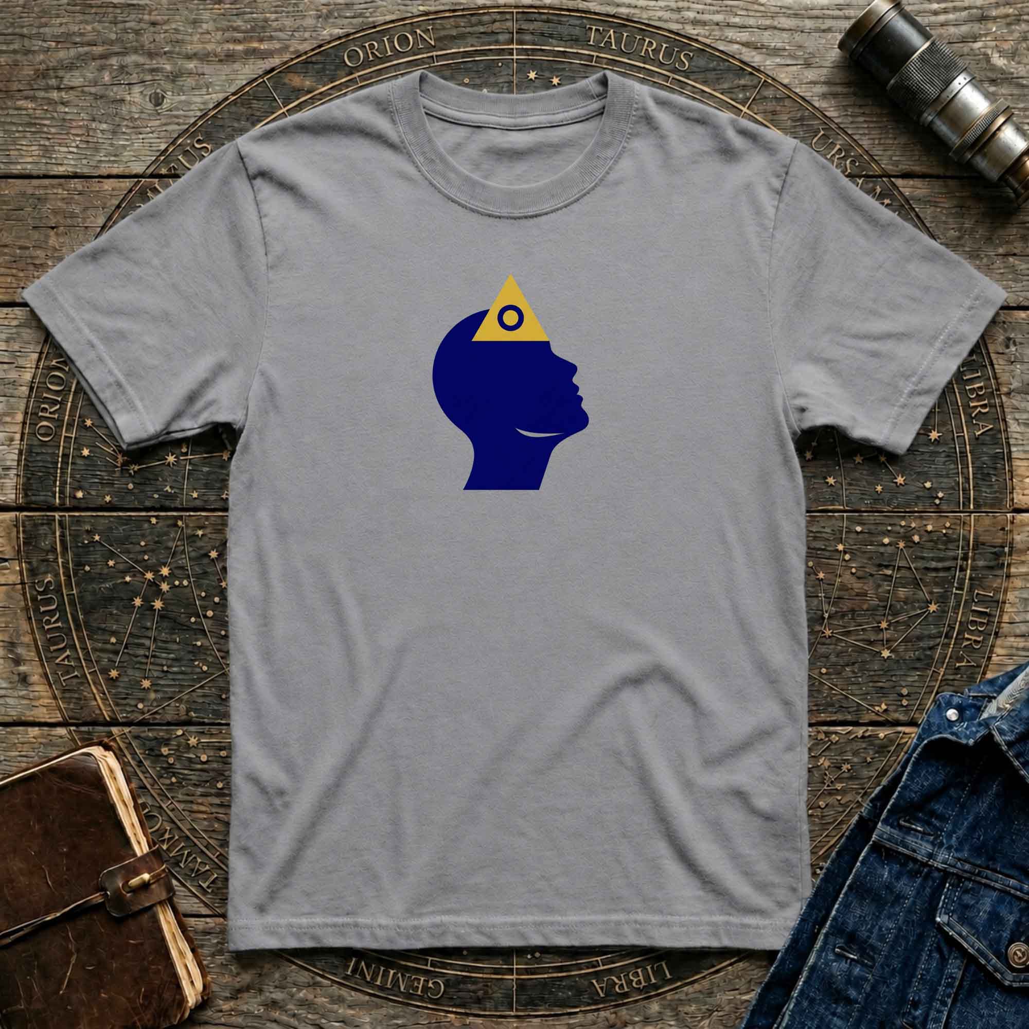 Minimalist Mind & Pyramid Graphic Tee