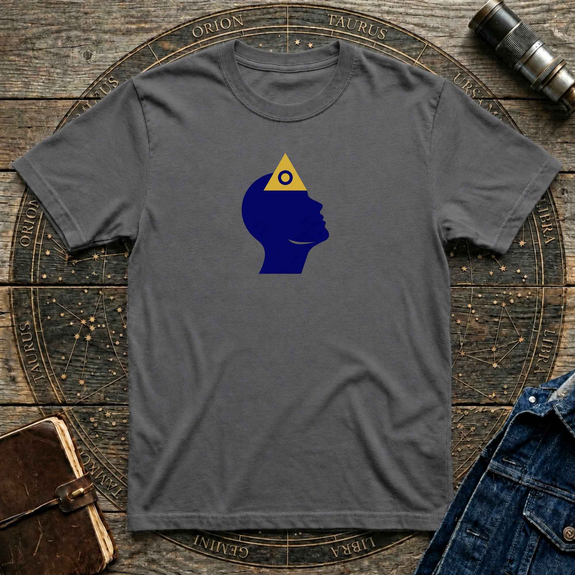 Minimalist Mind & Pyramid Graphic Tee