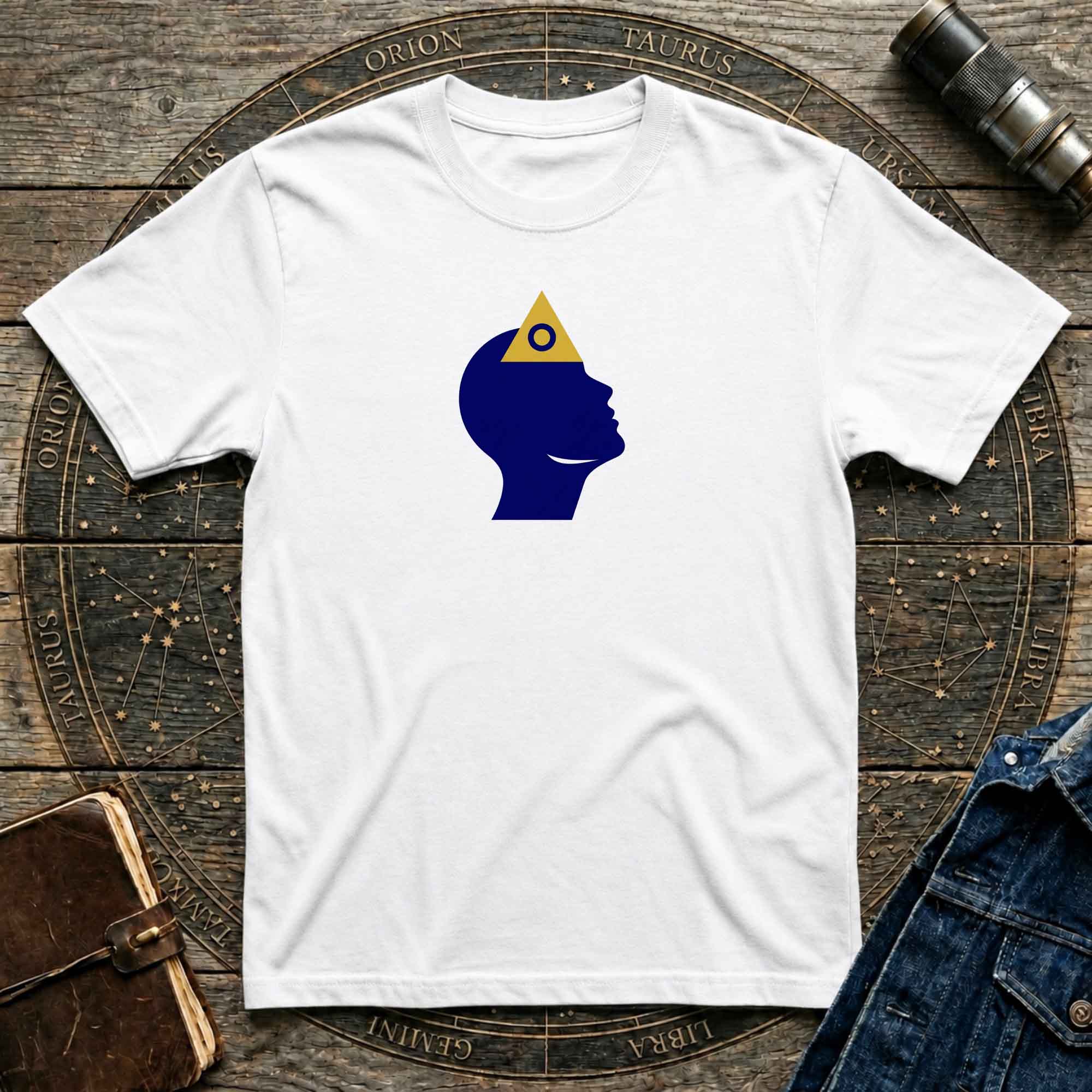 Minimalist Mind & Pyramid Graphic Tee