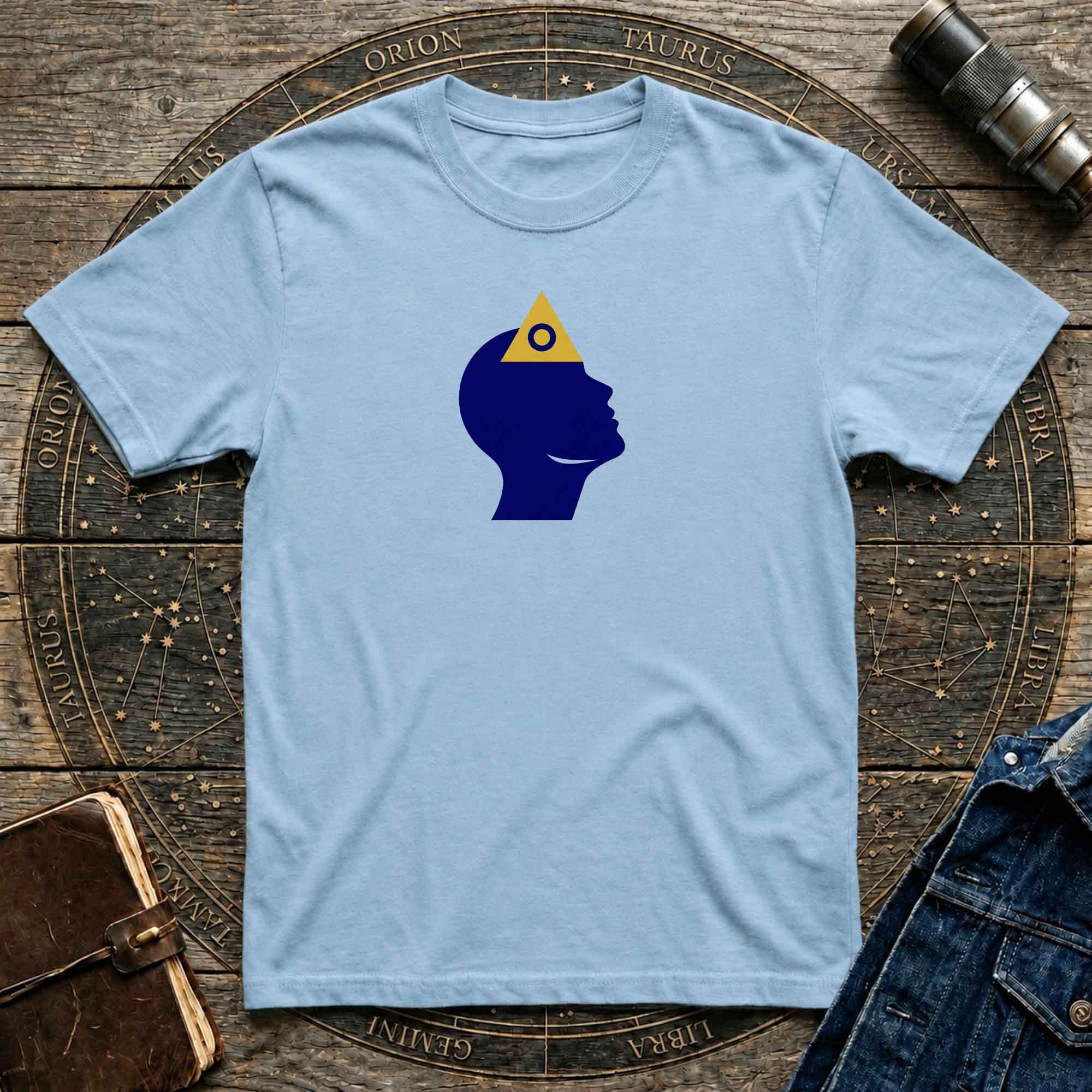 Minimalist Mind & Pyramid Graphic Tee
