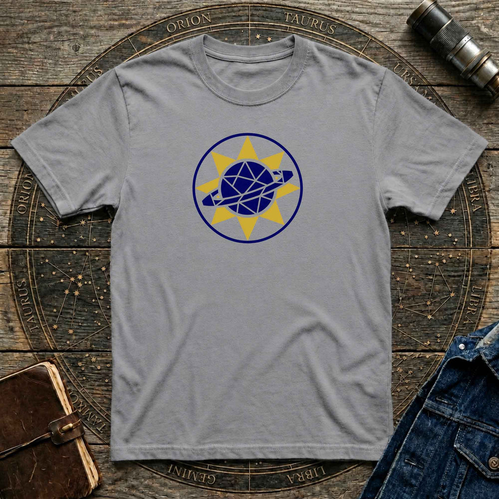 Solar System Inspired Geometric Graphic Tee
