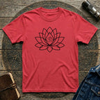 Lotus OM  Minimal Yoga & Meditation Tee