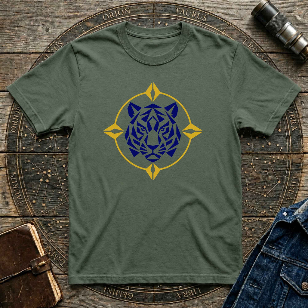 Tiger Geometry Inspired T-Shirt