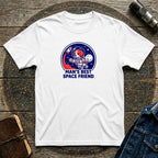 Astronaut Dog Retro T-Shirt
