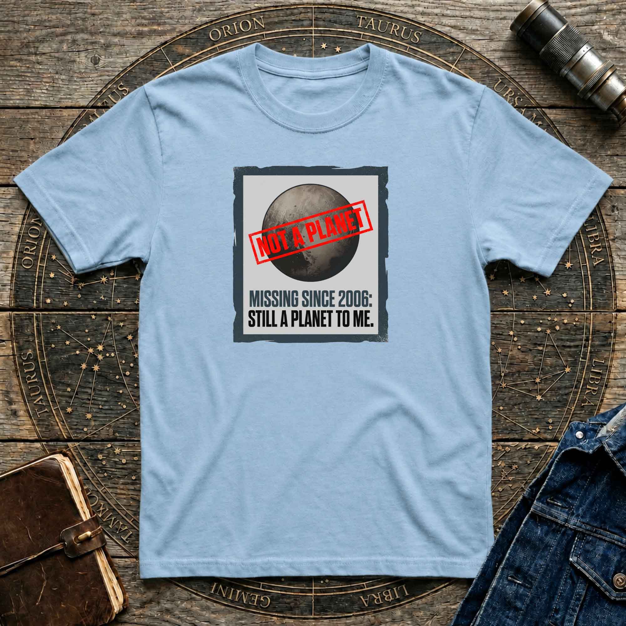 Nostalgic Pluto 'Missing Since 2006' Retro Space Tee