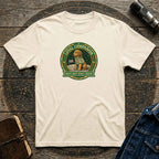 Man's Best Space Friend Astronaut Dog Retro Tee
