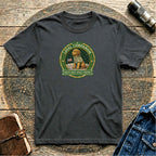 Man's Best Space Friend Astronaut Dog Retro Tee