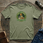 Man's Best Space Friend Astronaut Dog Retro Tee