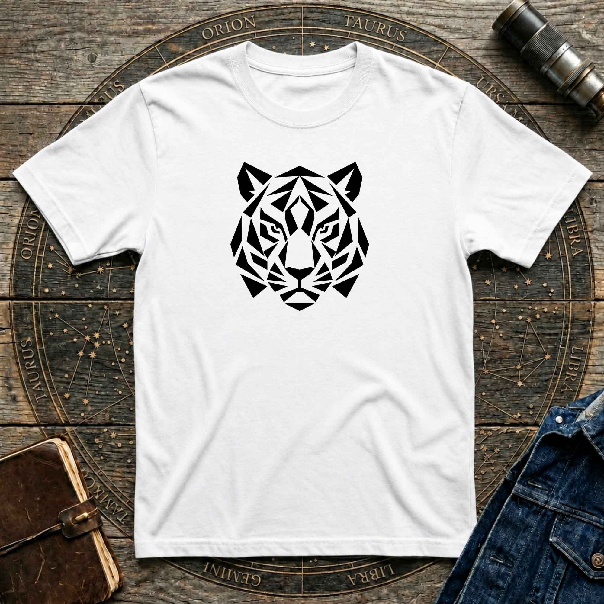 The Inner Tiger Minimalist Geometric Tee - Light Colours