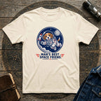 Cute Astronaut Dog  — "Man's Best Space Friend" Graphic Tee