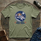 Cute Astronaut Dog  — "Man's Best Space Friend" Graphic Tee